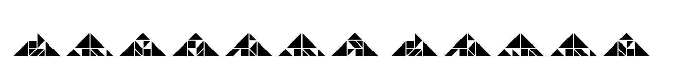 Tangram Triangles Inline